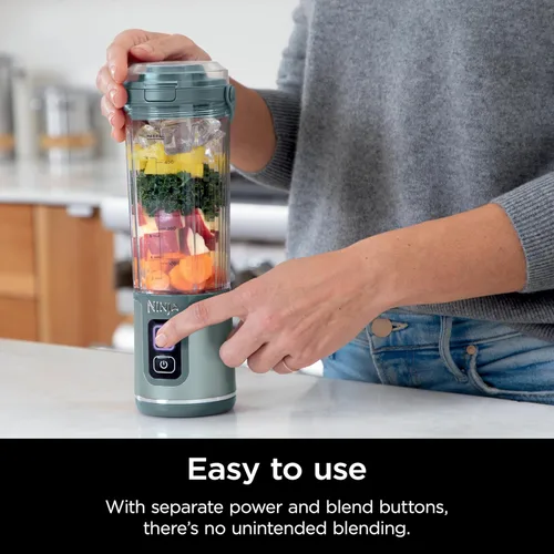 Miniatura 6 de Ninja Blast Licuadora Portátil y Accesorios, Inalámbrica, Recipiente de 18 oz., Licuadora Personal para Batidos y Smoothies, Tapa a Prueba de Fugas