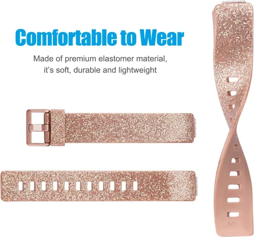 Miniatura 3 de AK Pulseras de TPU suaves compatibles con Fitbit Inspire 2/Fitbit Inspire HR/Fitbit Inspire/Fitbit Ace 2, correas deportivas impermeables