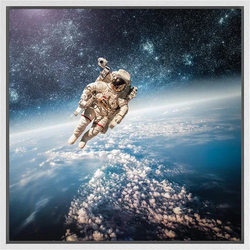 Miniatura 24 de Lienzo decorativo con diseño de un hermoso paisaje, para la decoración del hogar, The Cosmic Cloud, 12" x 12