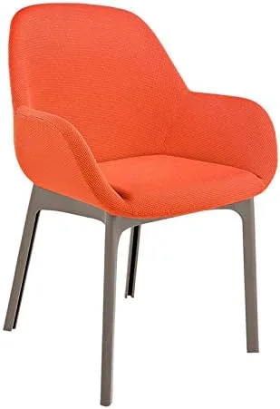 Kartel SFCH-K4181T-4 - Silla de comedor, color naranja, 21,7 pulgadas de ancho x 20,7 pulgadas de profundidad x 29,1 pulgadas de alto x 29,1