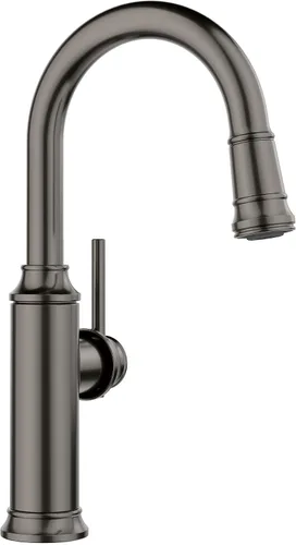 Miniatura 4 de BLANCO Empressa Grifo de barra desplegable 1.5 GPM, negro mate