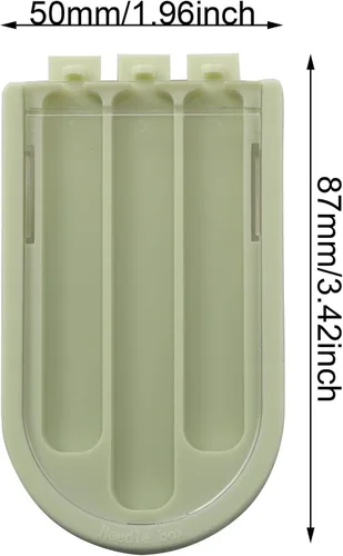 Miniatura 4 de XGNG Caja de almacenamiento de agujas de coser de 7 Uds. Caja de almacenamiento de agujas de plástico Caja de almacenamiento de agujas de coser a
