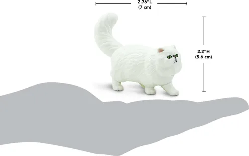 Miniatura 2 de Safari Ltd. Figura de gato persa – Figura realista de gato de 3 pulgadas – Juguete educativo para niños, niñas y niños a partir de 3 años