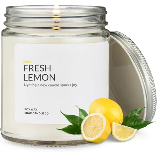 Miniatura 11 de 1OAK Vela de Manzana - Velas perfumadas de cera de soja (Manzana) - Velas de soja para aromatizar el hogar - Quema larga premium - Hechas a mano