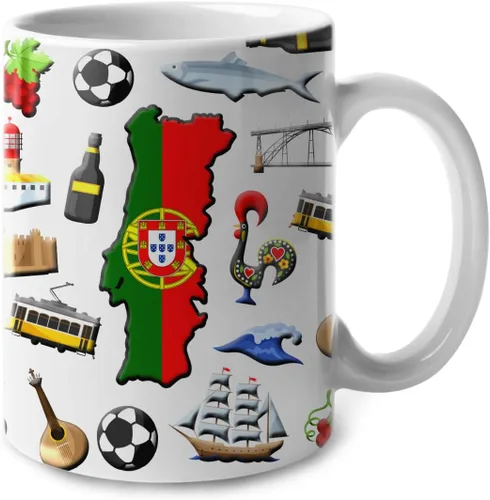 Miniatura 16 de Lotacy Taza de café con símbolos de Cuba con bandera de mapa, taza de cerámica de bandera cubana de 11 onzas, recuerdo de Cuba y regalos, idea
