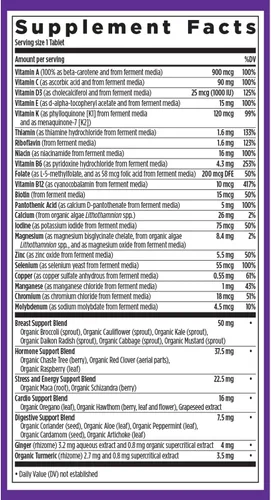 Miniatura 6 de Comprimidos multivitamínicos para mujeres de 40 años en adelante New Chapter, una al día, ANC-198, 1, 1