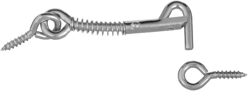 Miniatura 5 de National Hardware N170-738 V2002 Ganchos y Ojos de Seguridad en Zinc plateado