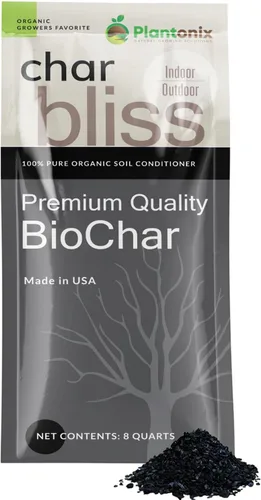 Miniatura 8 de Char Bliss (1 cuarto de galón) - Biochar orgánico para plantas - Enmienda orgánica del suelo de biochar con certificación OMRI - Carbón hortícola