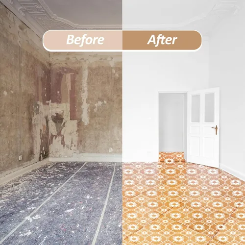 Miniatura 4 de Zonon 4 Piezas Plantillas de Azulejos Reutilizables para Suelo 12 x 12 Pulgadas Plantillas de Pared Plantillas de Patrón de Azulejos Plantillas