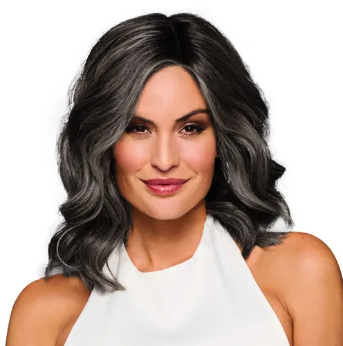 Miniatura 12 de Raquel Welch Bella Vida - Peluca ondulada en capas, 100% atada a mano, longitud de hombro por Hairuwear, gorra pequeña promedio, RL10/12 castaño
