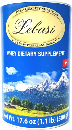Lebasi Lactoserum Suplemento Suizo Suero Suizo Polvo Apoyo Inmunológico Suero de Leche 17.64 oz Dos Pack