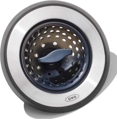 OXO Good Grips - Tapón de colador para fregadero 2 en 1