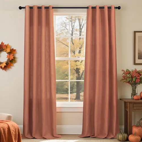 Miniatura 19 de Pitalk Cortinas de dormitorio azul oscuro de 72 pulgadas de largo con ojales, decoración náutica costera masculina, decoración náutica, Azul marino