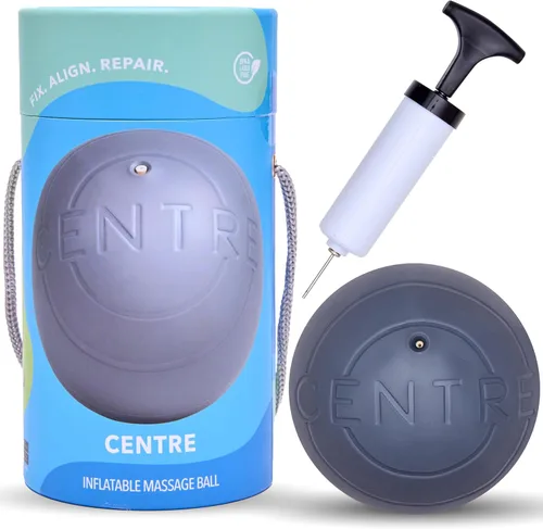 RAD Centro - Bola de masaje de tejido profundo de yoga suave - Bola de liberación miofascial para masaje abdominal, psoas, cuello y estómago - Punto