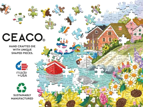 Miniatura 5 de Ceaco - Olivia Gibbs - Sea Town Harbor - Rompecabezas de 300 piezas