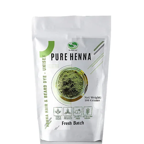 Miniatura 20 de Tintura de henna para cabello y barba, 100 % natural y libre de químicos, The Henna Guys, Paquete de 1, Café Oscuro Marrón oscuro