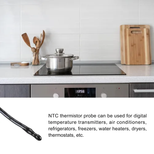 Miniatura 3 de Sonda de termistor NTC 15K 1.3ft impermeable epoxi sensor de temperatura, [para transmisor de temperatura digital] – 5 piezas