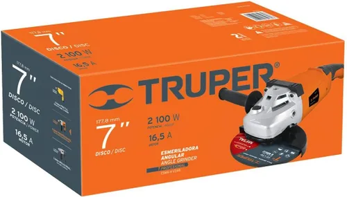 Miniatura 2 de Amoladora angular 7', profesional, 2100 W