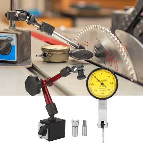 Miniatura 6 de Soporte de base magnética ajustable para herramientas de precisión de indicador de dial