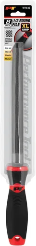Miniatura 5 de Performance Tool W7543 - Lima semicircular de 8 pulgadas XL con mango de gran tamaño, acero de alto carbono para desbarbar, dar forma y afilar