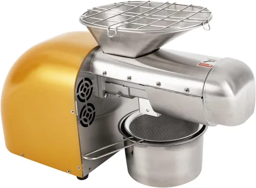 Miniatura 3 de Máquina de prensa de aceite de 1800 W, prensa en frío y caliente, extractor automático de aceite eléctrico para el hogar, aguacate, coco, lino, Oro