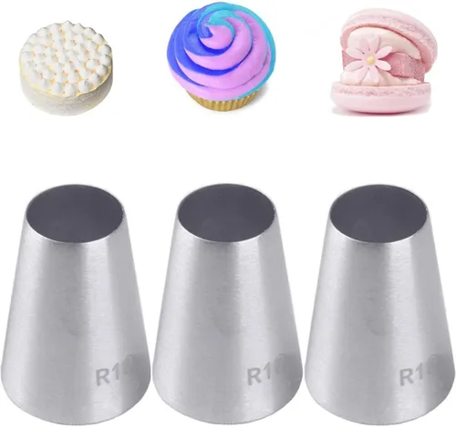 Miniatura 15 de Conjunto de boquillas St. Honore, puntas en forma de V para repostería, boquillas para decorar pasteles, kit de 4 piezas para cupcakes, pasteles