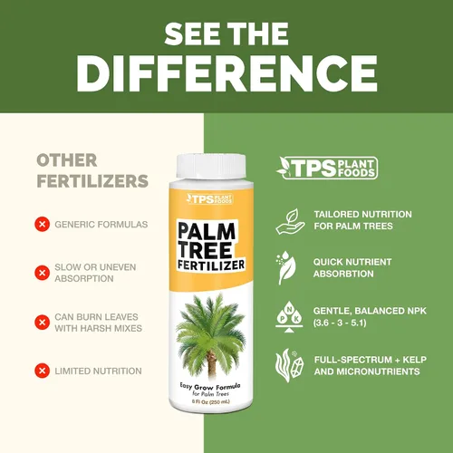 Miniatura 4 de Fertilizante para palmeras para todas las palmas y helechos, alimento líquido para plantas 8 oz (250mL)