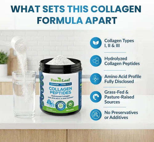 Miniatura 4 de Polvo de Péptidos de Colágeno Sin Sabor - Polvo de Proteína de Colágeno Hidrolizado Tipo 1, 2 y 3 - Polvo de Colágeno Keto Alimentado con Pasto