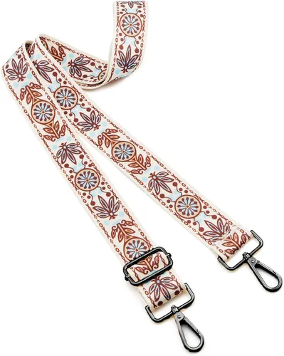 Miniatura 124 de ZOOEASS Hebillas de níquel Correa ancha para el hombro ajustable de repuesto para cinturón de pistola, hebilla de guitarra estilo bandolera
