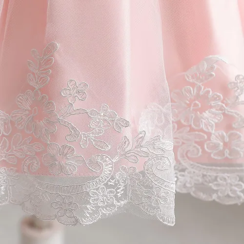 Miniatura 5 de NNJXD - Vestido de princesa de tul con flores, para usar en bodas, para niñas pequeñas y bebés