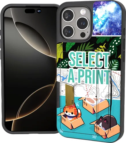 Miniatura 46 de Smartish Funda tipo cartera para iPhone 13 Pro – Wallet Slayer Vol. 2 [delgada + protectora] tarjetero con función atril - Black Tie Affair
