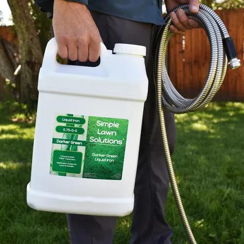 Miniatura 9 de Simple Lawn Solutions - Hierro líquido verde oscuro - Micronutrientes quelatados - Refuerzo concentrado para césped, plantas de interior y jardín al