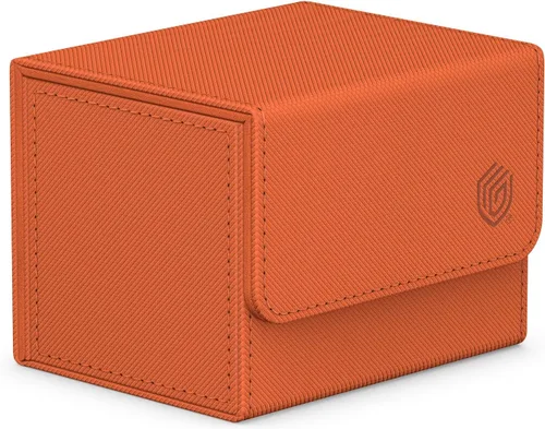 Miniatura 30 de Ultimate Guard Sidewinder 100+, caja de cubierta para 100 tarjetas TCG de doble manga, gris, cierre magnético y forro interior de microfibra para un
