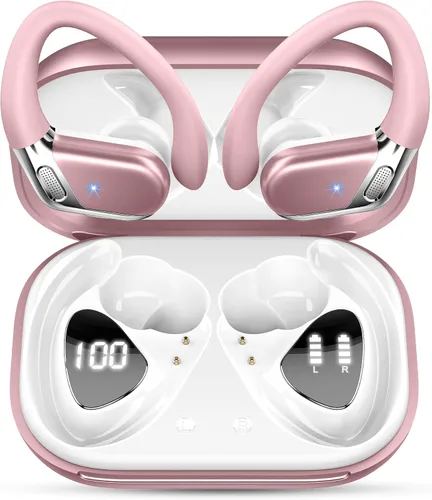 Miniatura 14 de Auricular Inalámbrico, Auriculares Bluetooth 5.4 de 75Hrs IP7 Impermeables para Deporte, Auriculares Inalámbricos para Correr con ENC Cancelación