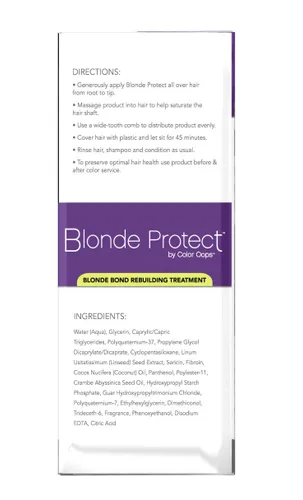 Miniatura 2 de Color Oops Blonde Protect Tratamiento capilar Blonde Bond Rebuilding Nutre e hidrata