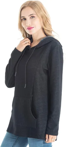 Miniatura 55 de Bearsland - Sudadera de lactancia y maternidad para mujer, con bolsillos y capucha