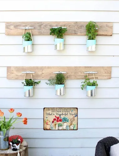 Miniatura 3 de Artlunar Divertido letrero de flores de jardín para exteriores, decoración artística, regalo de jardinería humorístico para mujeres entusiastas, 12