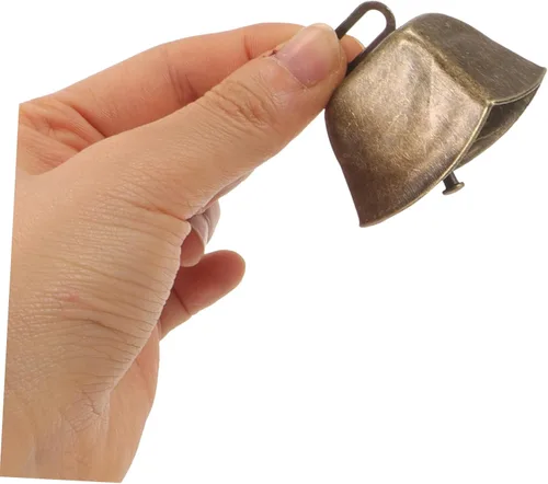 Miniatura 9 de 6 campanas de vaca de metal vintage para ganado, campanas de artesanía ruidosas para ganado, ovejas, mascotas, adornos de llamadas perdidas para uso