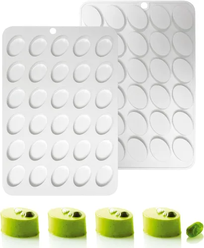 Miniatura 13 de Molde de silicona cilíndrica para jabón, moldes redondos de silicona para hacer jabón hecho a mano, barras de loción, chocolate, molde para pasteles
