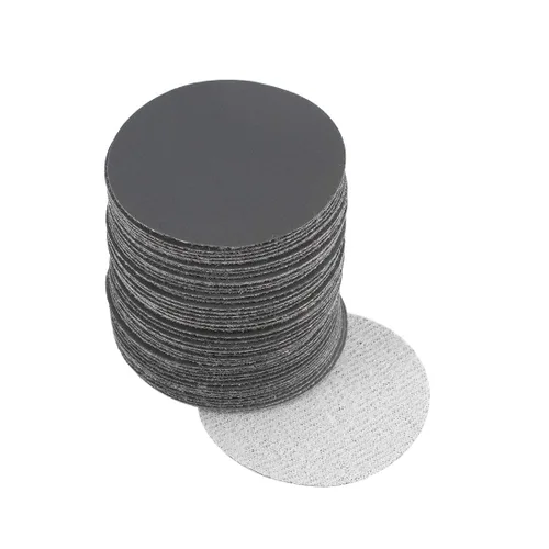 Miniatura 6 de uxcell Disco de lijado de gancho y bucle de 2 pulgadas, carburo de silicio húmedo/seco, grano 60, 50
