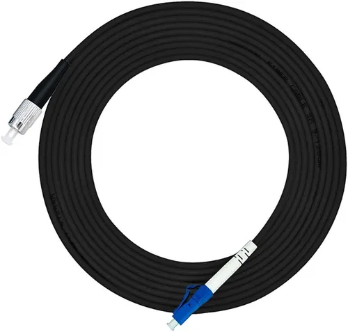 Miniatura 10 de 3M FC a FC Cable de fibra óptica blindado para exteriores Simplex 9/125 SM, Cable puente de conexión óptica 3 metros 10 pies monomodo