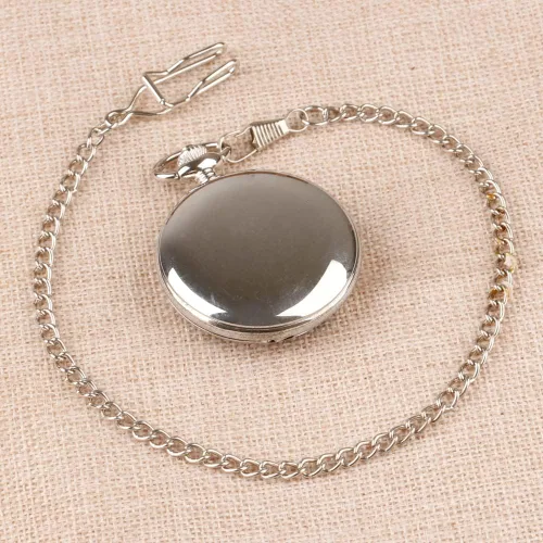 Miniatura 4 de Reloj de bolsillo para hombre, árabe digital reloj de bolsillo con cadena para hombre