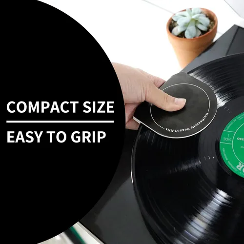 Miniatura 2 de sdroceRyaM Guante de discos de vinilo antiestático, protector y limpiador de discos de vinilo suave de microfibra suave, accesorios prácticos