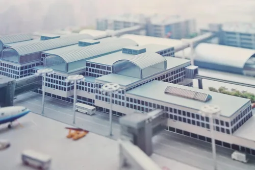 Miniatura 3 de Daron Herpa 520362 Airport Diorama Basic Set 1 escala 1:500