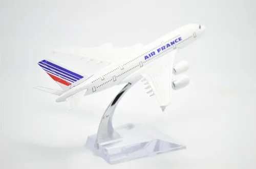 Miniatura 6 de TANG DYNASTY (TM) 1:400 6.3 in Air Bus A380 Air France Modelo Avión Juguete Avión