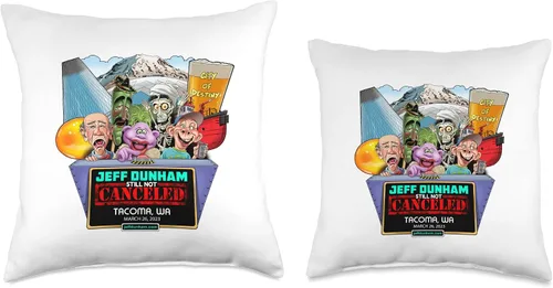 Miniatura 3 de JEFF DUNHAM Tacoma, WA (2023) - Almohada de 16 x 16 pulgadas, multicolor