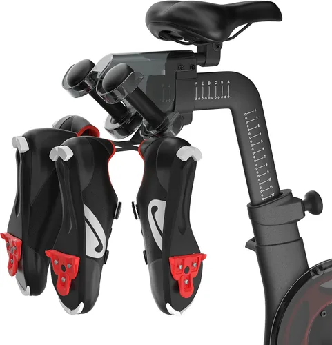 Soporte de zapatos solo compatible con Peloton Bike Plus con soporte de plástico para pesas, soporte de zapatos de metal solo para PL-02, no es