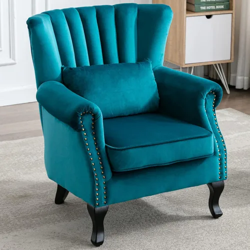 Miniatura 10 de LZAREAL Juego de 2 Sillones de Lectura Accent con Brazos para Sala de Estar, Dormitorio, Sillón de Esquina Cómodo Moderno de Mediados de Siglo, rosa