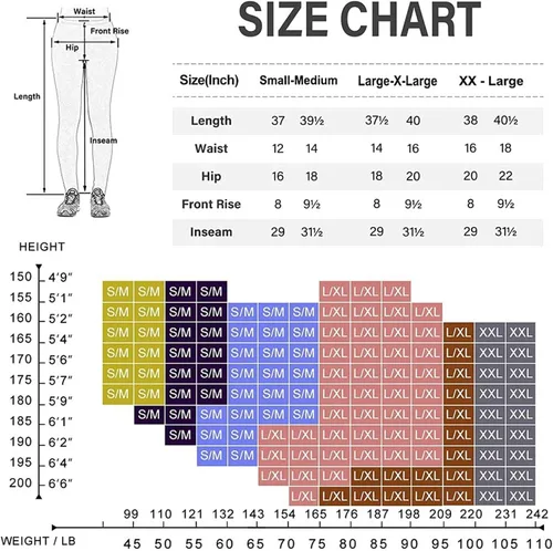 Miniatura 5 de High Waisted Leggings for Women - Soft Athletic Tummy Control Flare Pants for Running Cycling Yoga Workout - Reg & Plus