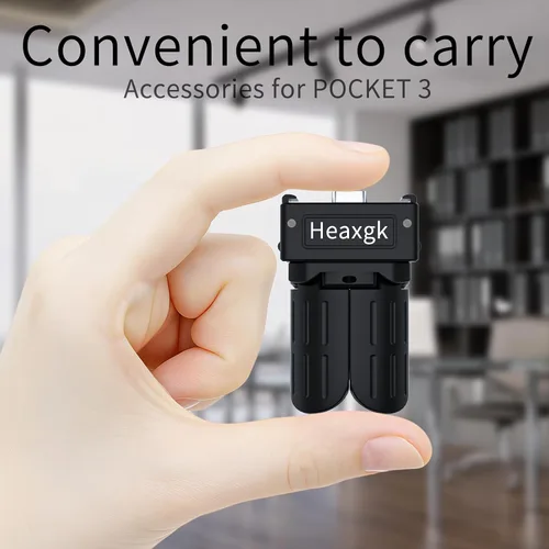 Miniatura 7 de Kit de trípode de liberación rápida para DJI Osmo Pocket 3, base de adaptador de carga de puerto de función completa tipo C para bolsillo 3